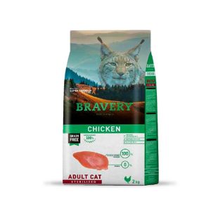Bravery Pollo Gato Adulto Esterilizado