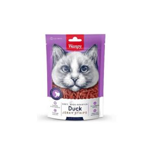 Wanpy Snack Soft Duck Jerky Strips Cat